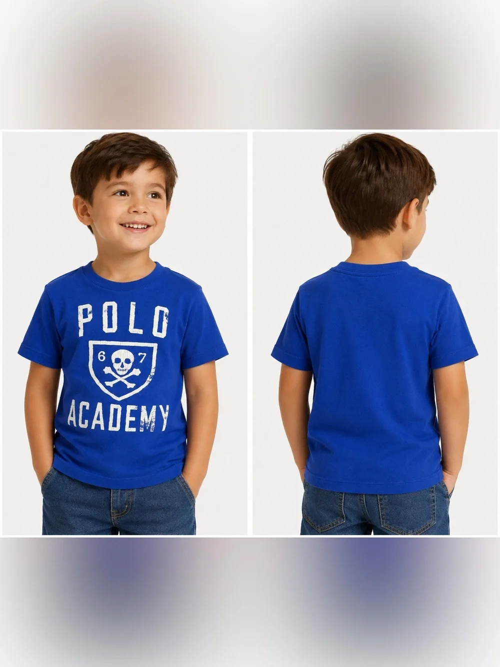 Ralph Lauren Royal Blue Crewneck Graphic Tee